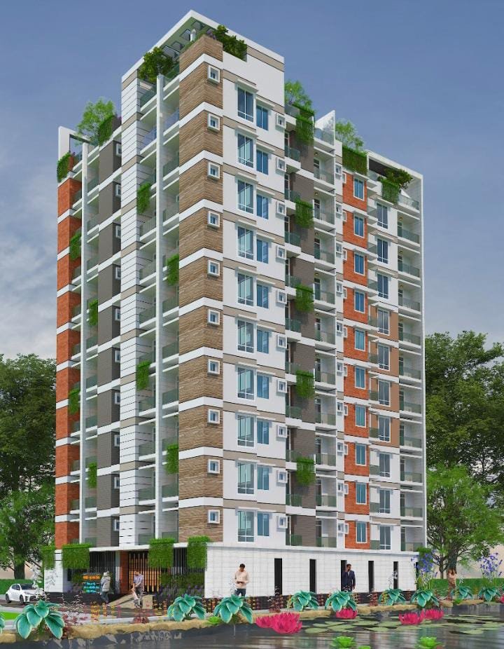 1350sft Landshare flat