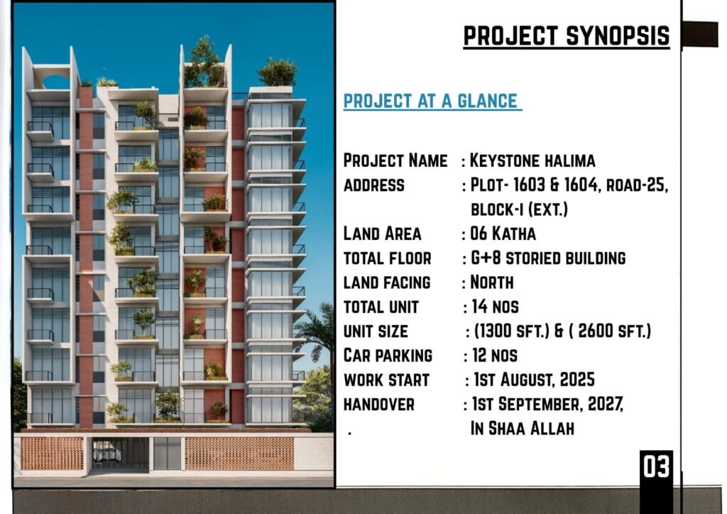 Keystone Holdings - flat for sale in bashundhara